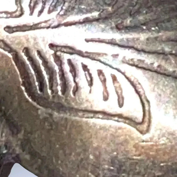 Vintage Large Silver Puffed Etched Heart Pendant with Curb Chain 24” - Picture 7 of 13